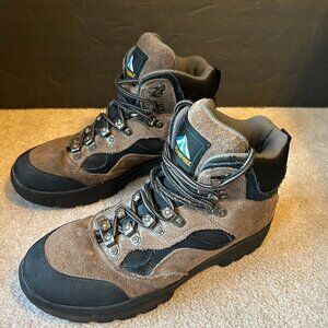 Mt Everest Sierra Suede Leather Hiking Boots Unisex W10 M8 Brown 4027935